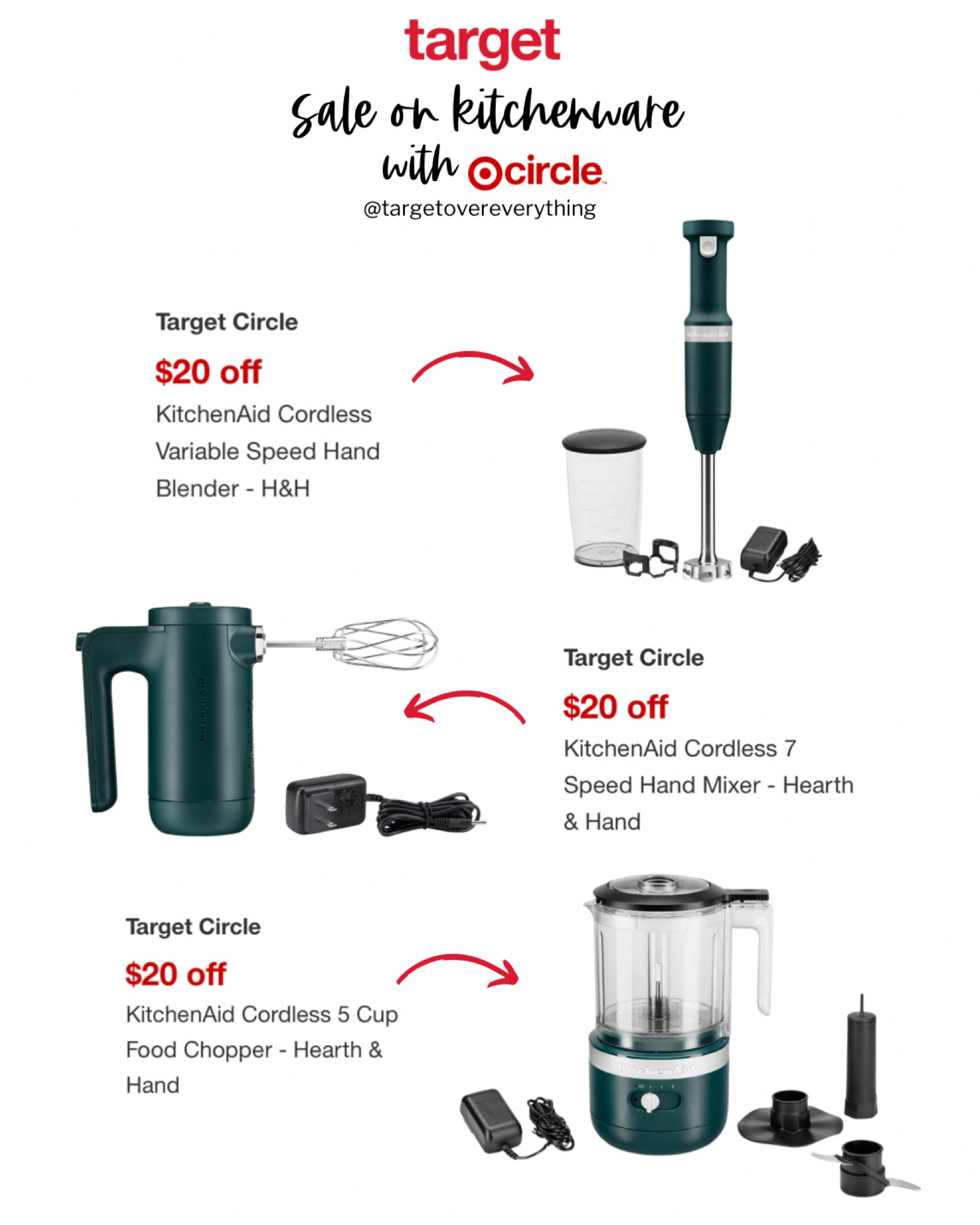 Kitchenaid Cordless Variable Speed Hand Blender With Chopper And