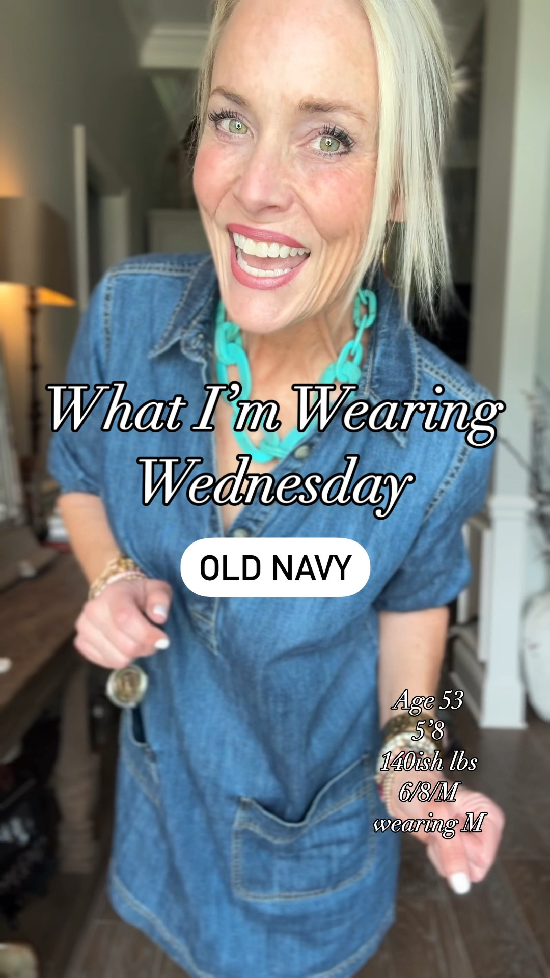 This dress is the definition of a great wear now/wear later base layer! Today I’m showing it as a wear now. It’s my ootd! 

This size-inclusive dress is awesome. Comes in 2 different washes, 2 different lengths, and XS-XXL. Today I’m wearing a medium in the regular length and have styled it with my new favorite (and crazy comfortable) Hermes lookalike slide sandals, an inexpensive statement necklace from Amazon, earrings and watch band from Amazon, and bracelets from Jennifer Ponson, Amazon, Loft, and Etsy. 

Here is the jewelry link, then at check out, put Lauren10 for the coupon code. If you put Lauren10, then hit “apply” then type in “freeship,” and hit “apply,” you will get free shipping in addition to 10% off 😊 
https://www.jenniferponson.com/discount/Lauren10 




#LTKOver40 #LTKMidsize #LTKStyleTip