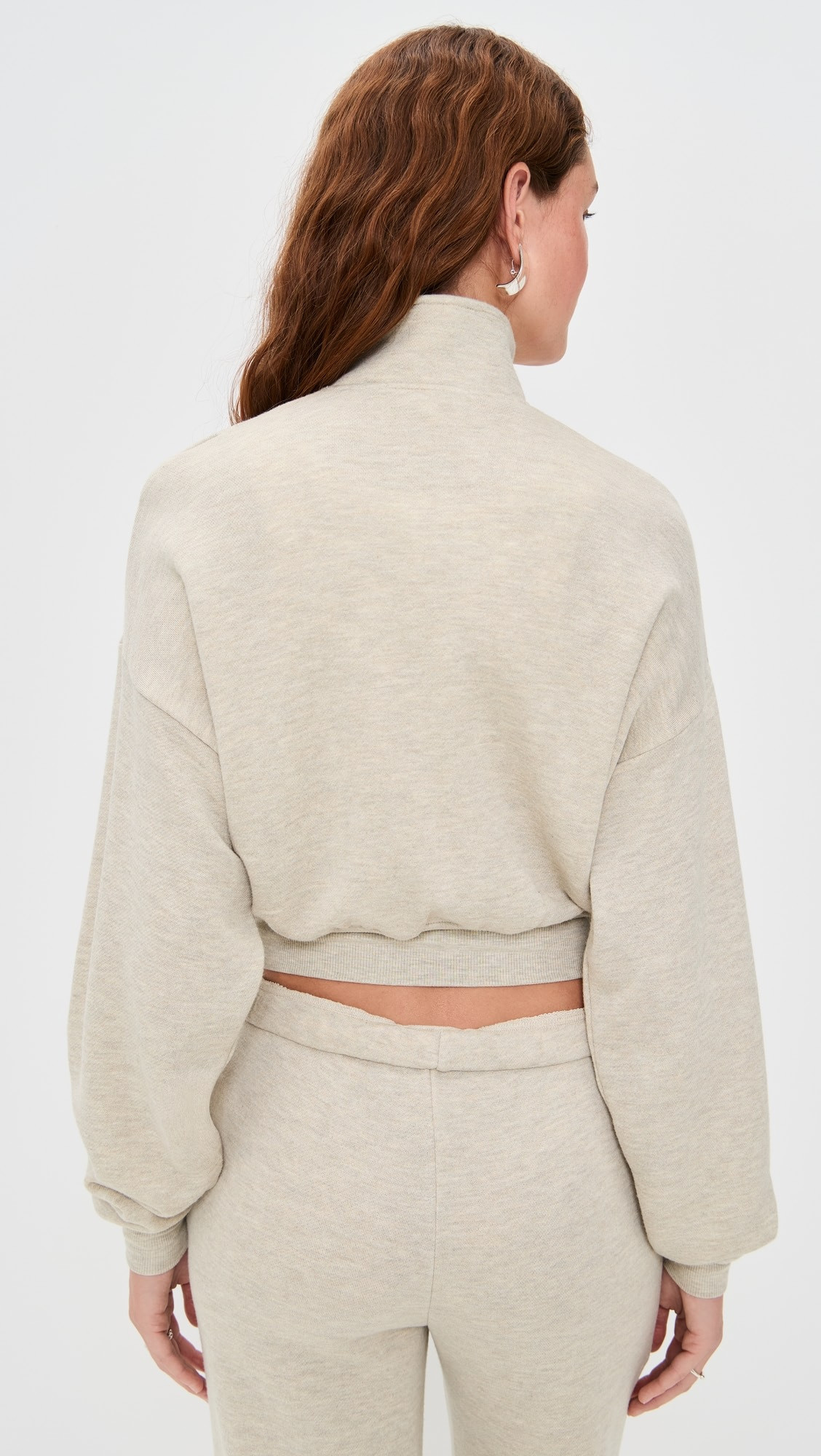 Cropped Half-Zip Sweatshirt | Shopbop
