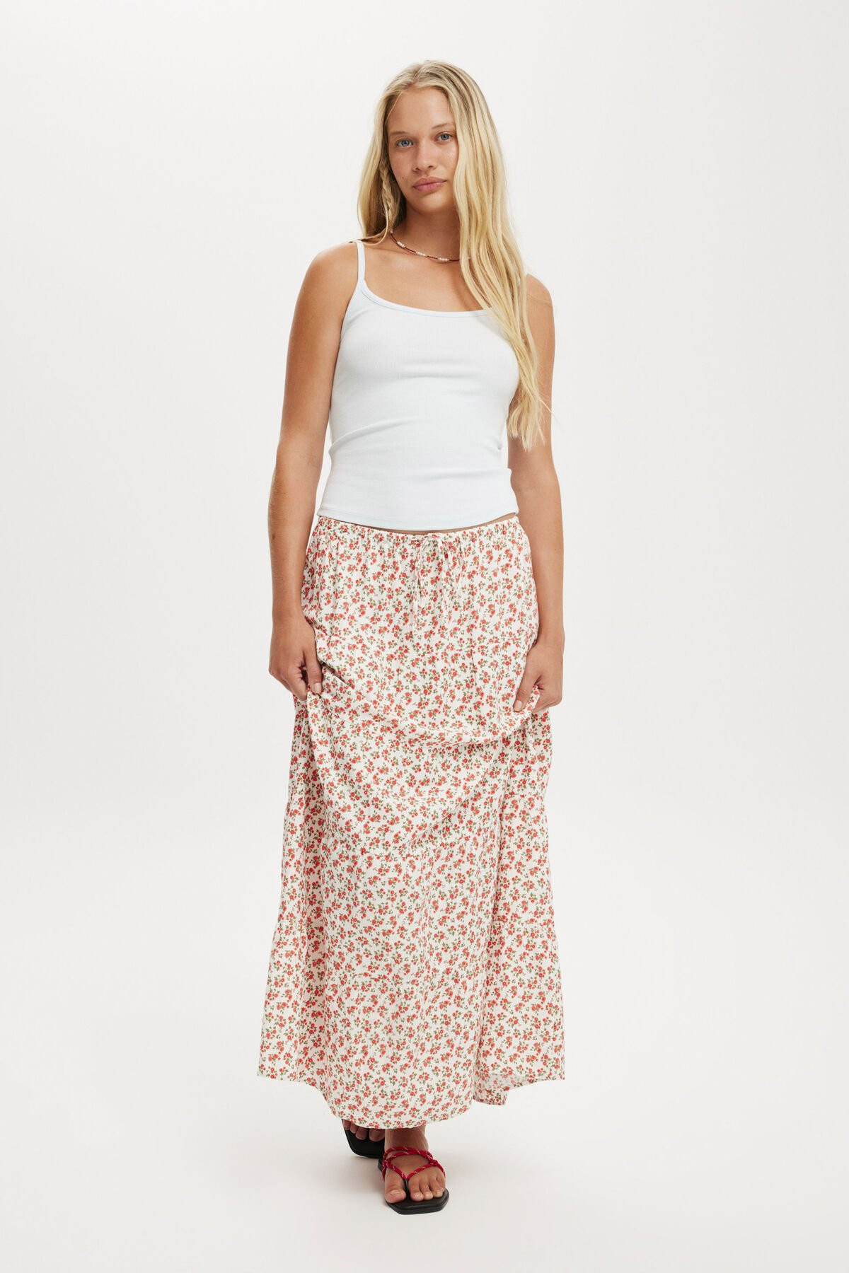 Haven Multi Tiered Maxi Skirt | Cotton On (US)