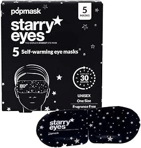 Popmask Starry Eyes Self Warming Eye Mask 5 Pack | Amazon (US)