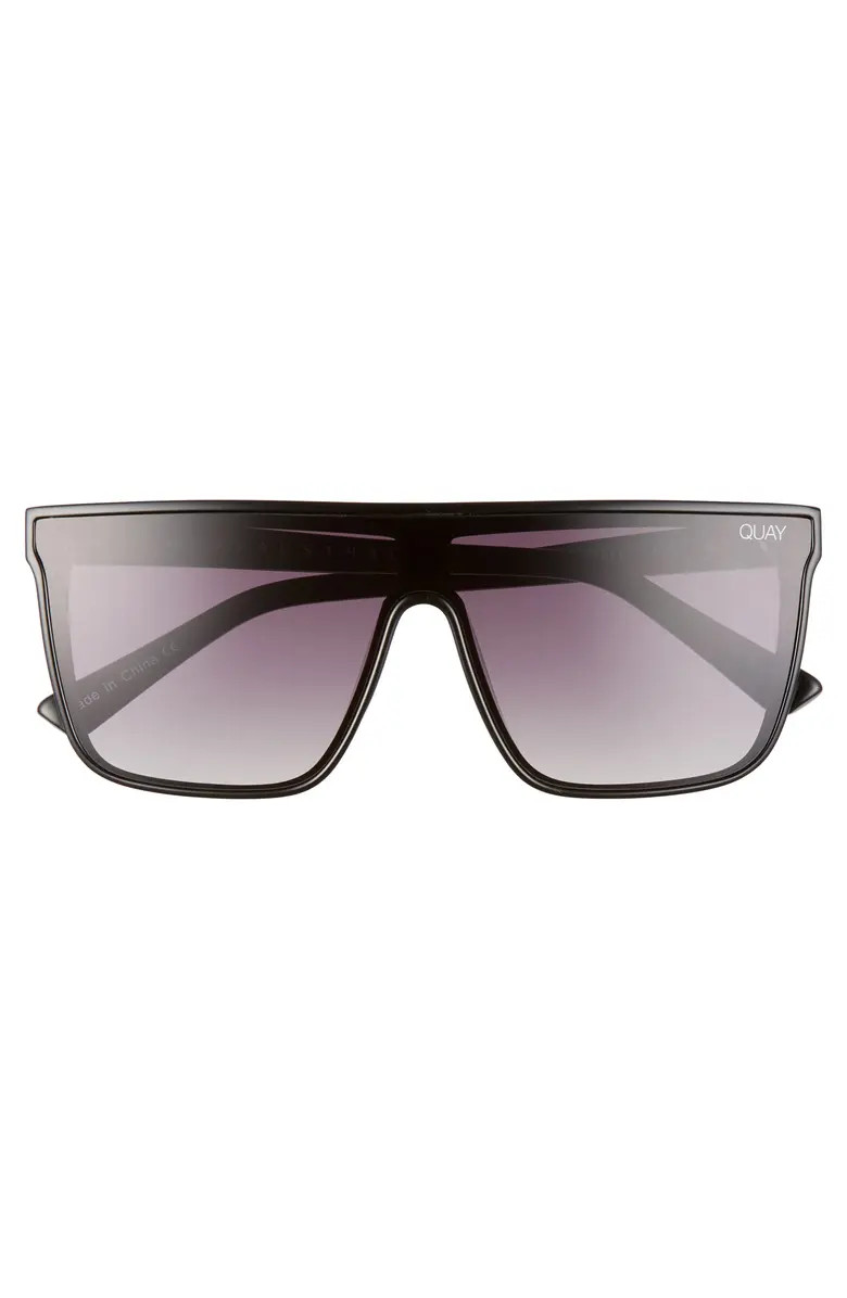 QUAY Night Fall 52mm Gradient Flat Top Sunglasses | Nordstrom | Nordstrom