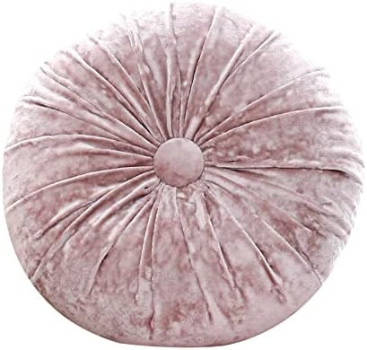 Decorative Throw Pillow for Couch Bed Living Room Round Soft Pillow Cushion Seating for Adults Ki... | Amazon (US)