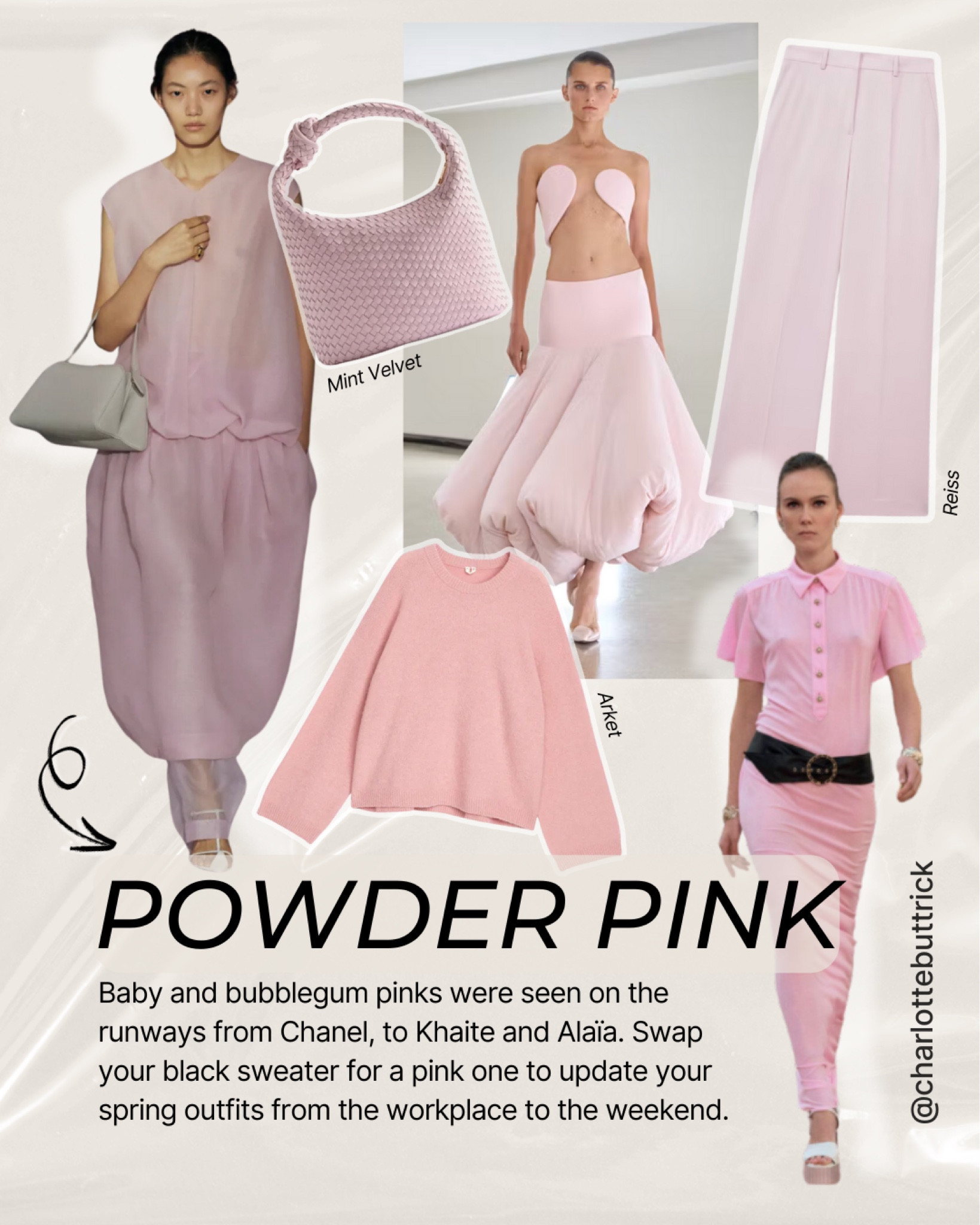 Powder pink - fashion trends 2025 - the pink high-street items to add to your wardrobe now! 

#LTKuk #LTKeurope #LTKstyletip