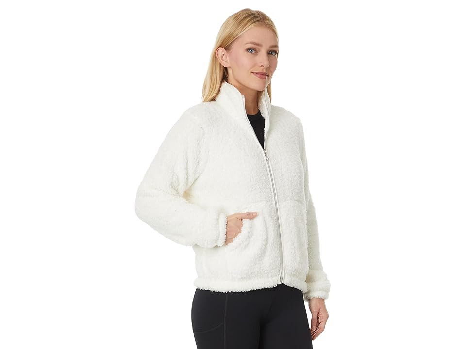 SKECHERS Goshine Sherpa Jacket (Egret) Women's Sweater | Zappos