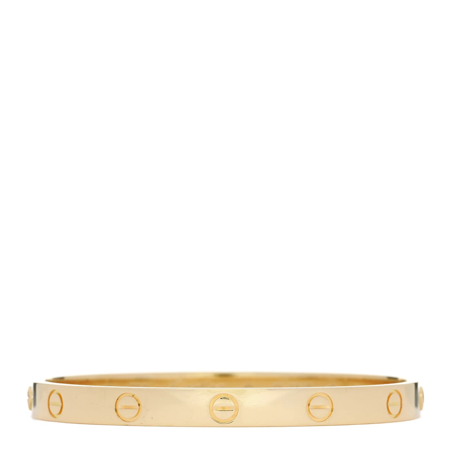 18K Yellow Gold LOVE Bracelet 17 | FASHIONPHILE (US)