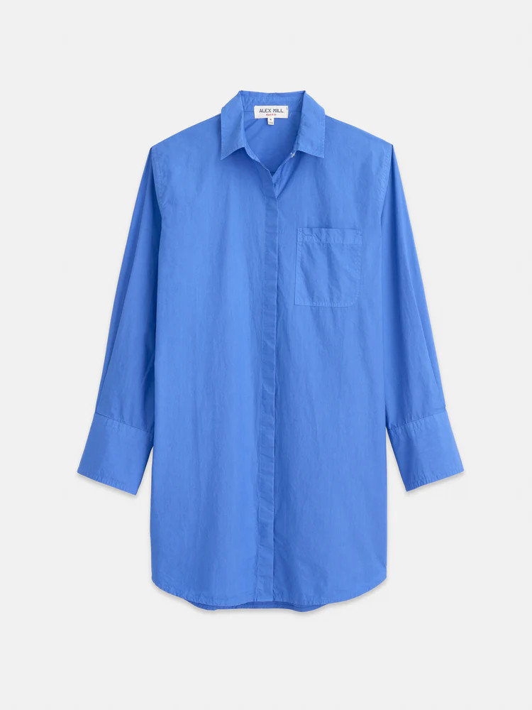 Belle Shirt Dress in Cotton Poplin | Alex Mill