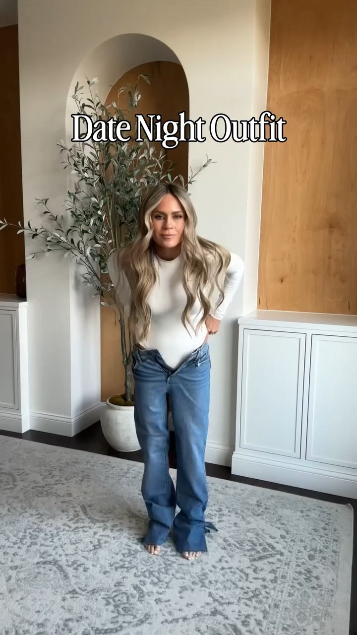 A gorgeous off shoulder top paired with the cutest new pair of jeans - love the vent hem and the fit is perfect! This would make such a cute Valentines outfit or going out top!

#datenightoutfits #momoutfits

#LTKgrwm #LTKootd #LTKmomlife