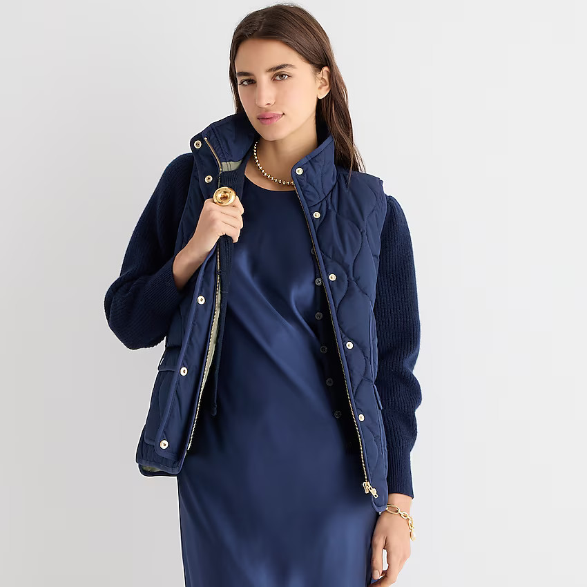New quilted excursion vest | J. Crew US