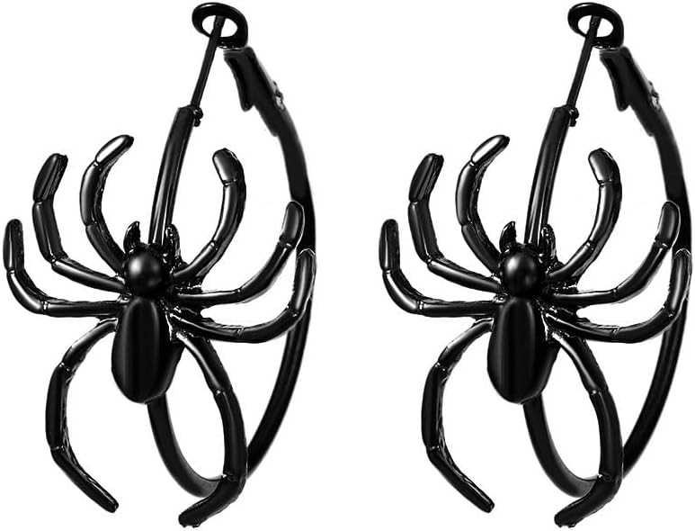 Punk Spider Earrings for Women Spider Hoop Earrings Halloween Spider Earrings for Women | Amazon (US)