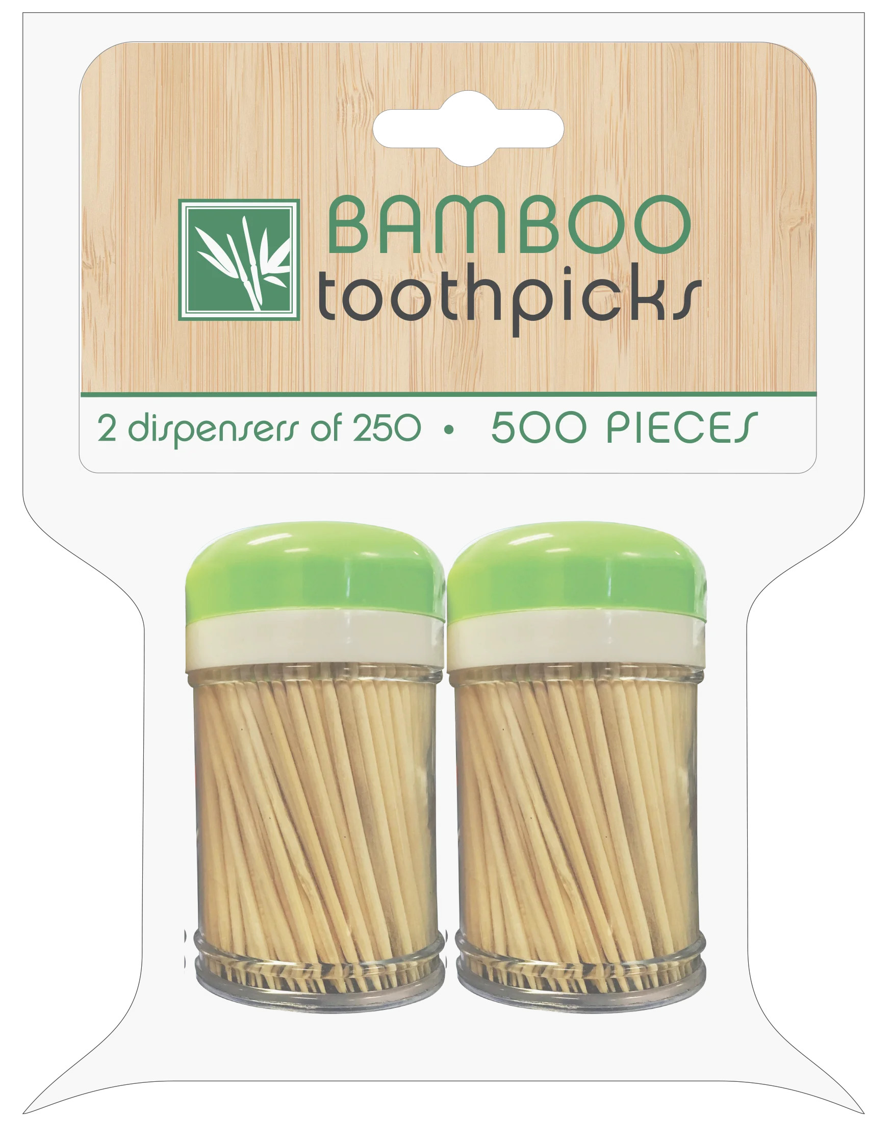 Evriholder Bamboo Toothpicks (500pk) | Walmart (US)