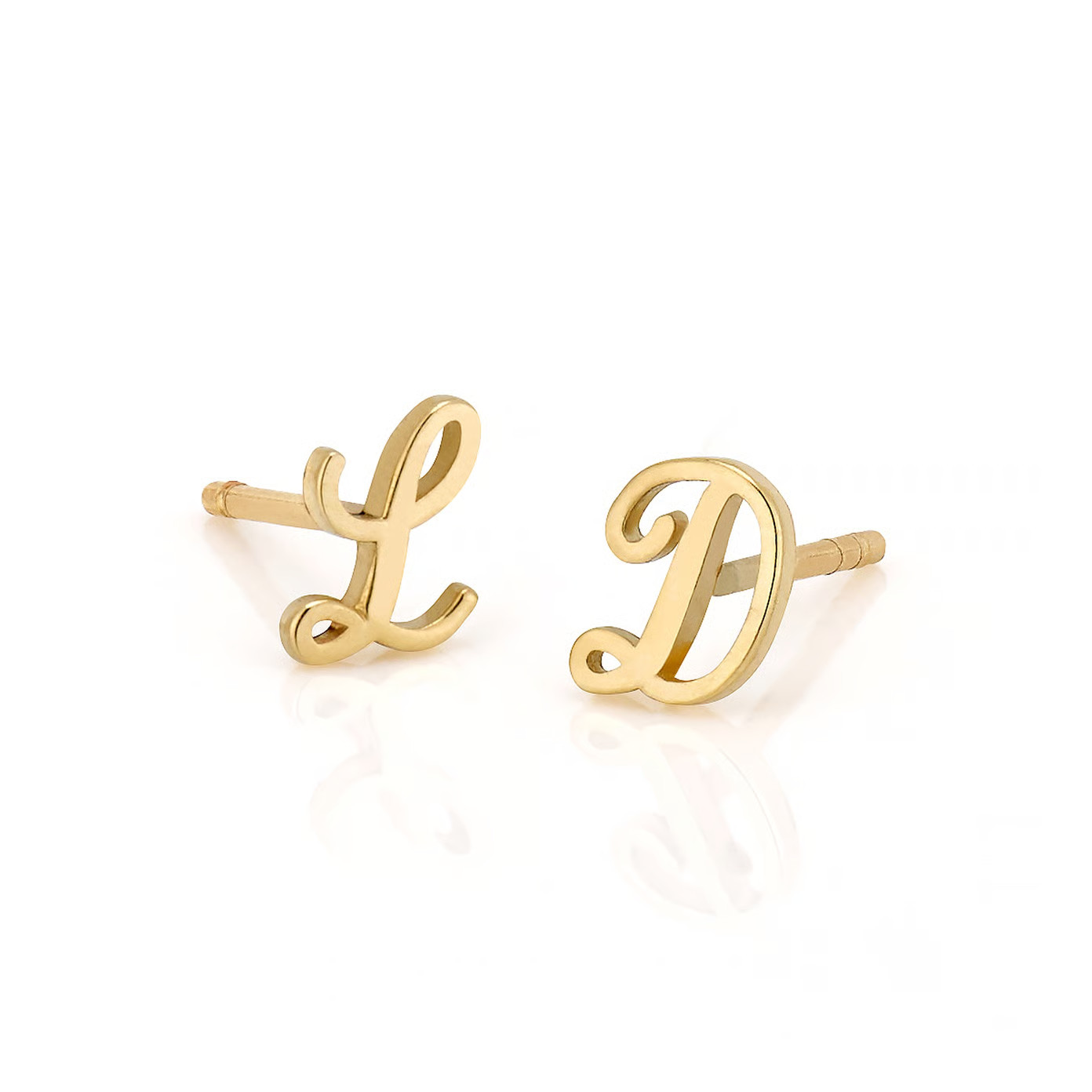 Amelia Initial Stud, Single | goop