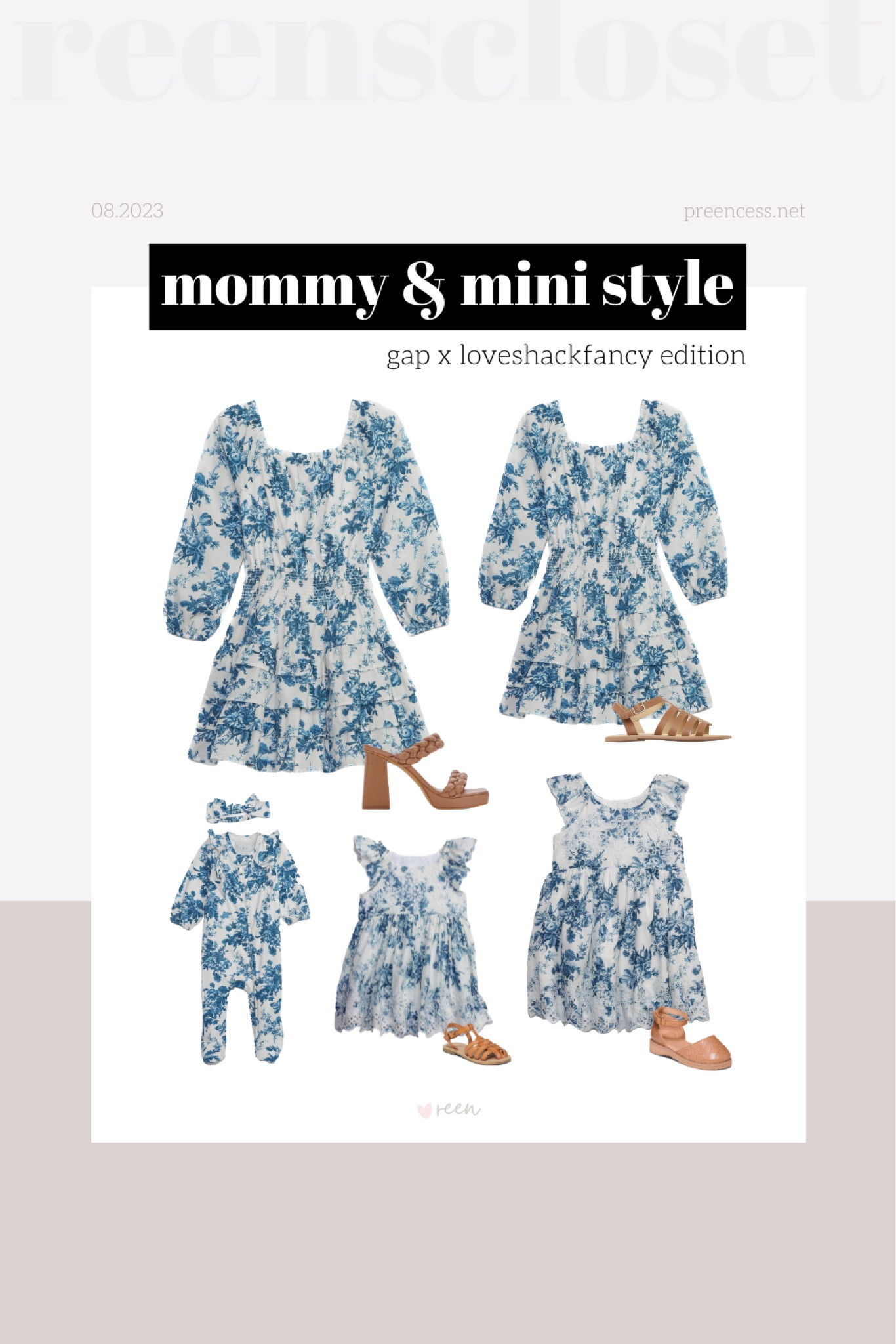 The GAP × LoveShackFancy collab is a girly girl’s dream! 🦋

If you’re more of a blue and white girlie, these dresses are also available. Another great colour combo with a pretty pattern. Sizes are selling out fast so act quick. Happy shopping! 🤍

#LTKfamily #LTKkids #LTKbaby