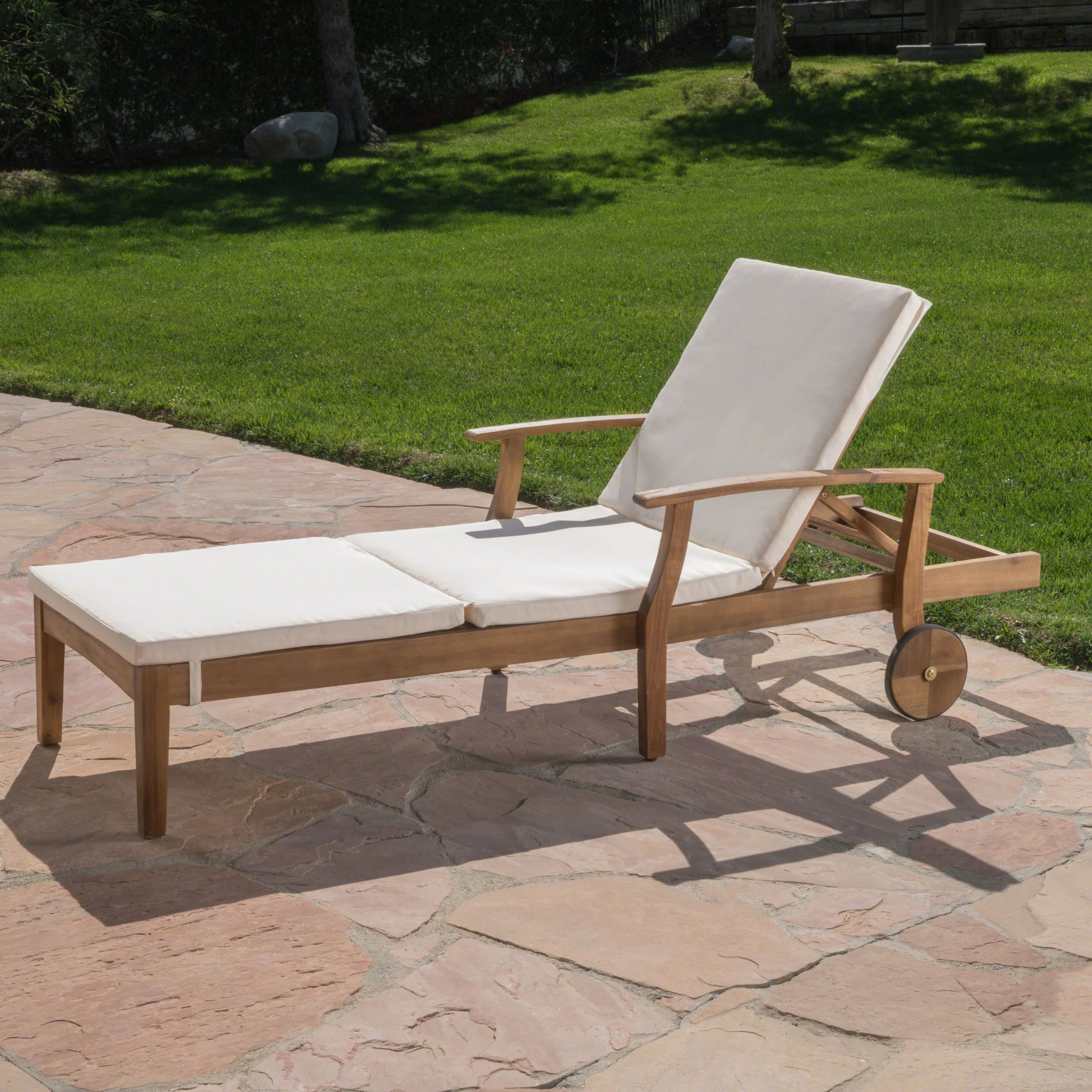 Bevens Outdoor Chaise Lounge | Wayfair North America