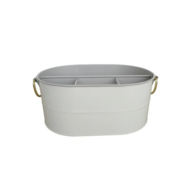 Better Homes & Gardens 2-Tone Galvanized Utensil Caddy - Grey | Walmart (US)