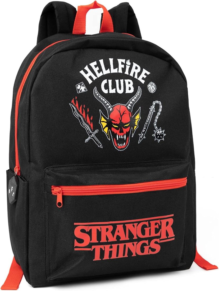 Backpack Kids Teens | Girls Boys Hellfire Club Black Rucksack | Luggage Sports School Bag with Ad... | Amazon (US)