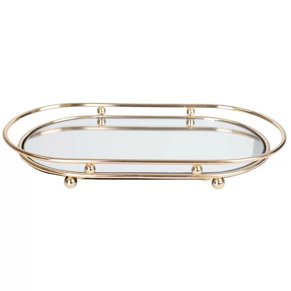 Jaxon Luxury Mirror Bathroom Accessory Tray | Wayfair Professional