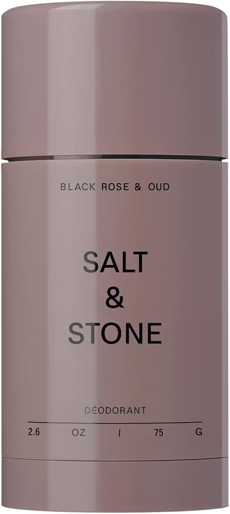 Salt & Stone Aluminum-Free Deodorant, Women & Men Black Rose & Oud 2.6 oz | Amazon (US)