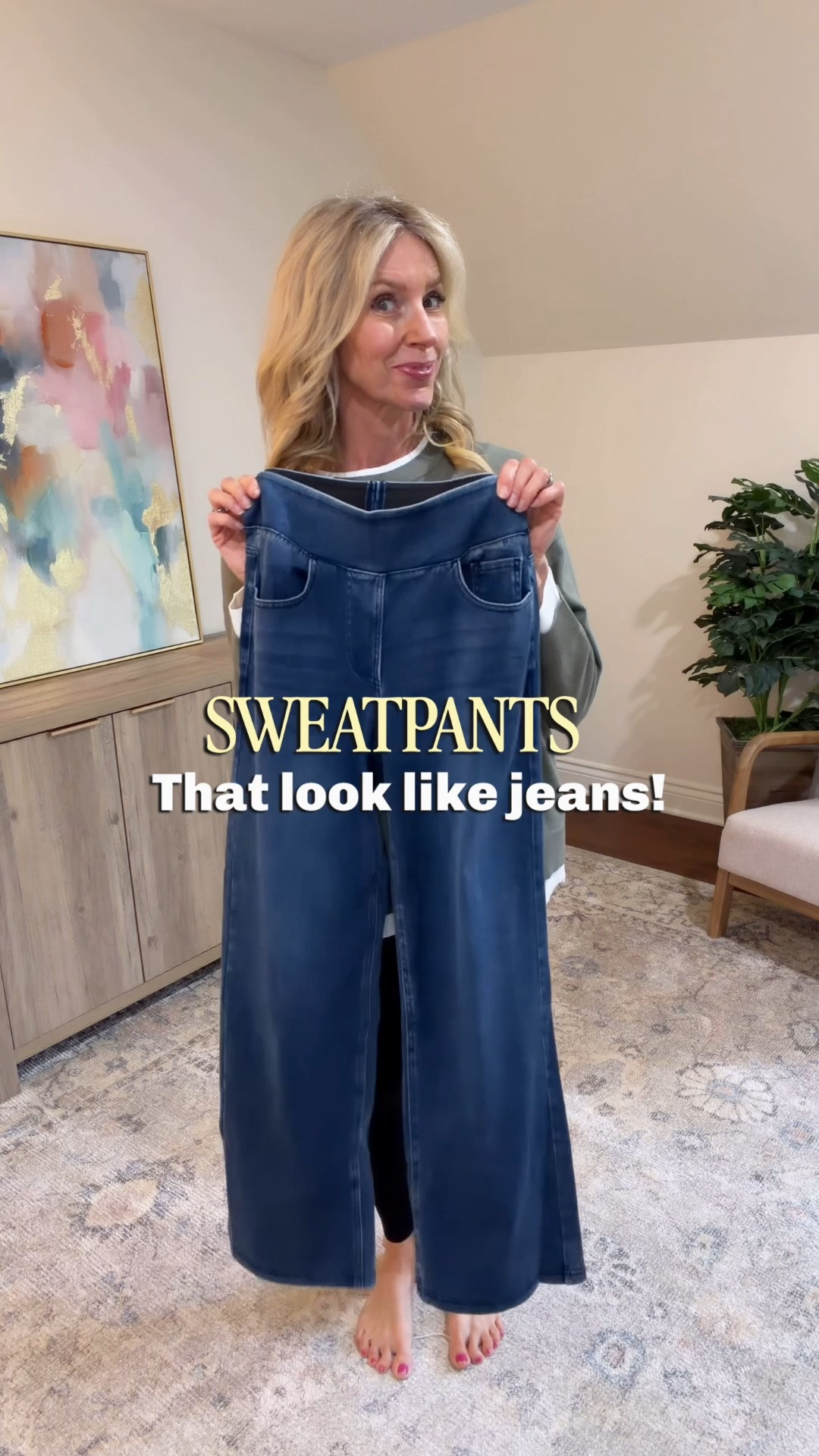 Looks like jeans but comfy like sweatpants! Fit is true to size. Comes in many colors and 2 lengths!

#LTKootd #LTKgrwm #LTKOver40