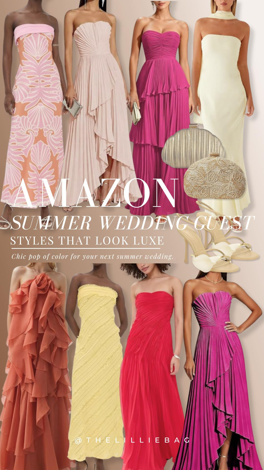 Discover chic summer wedding guest styles that look luxurious. Perfect for any celebration. #wedd... | Amazon (US)