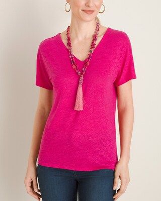 V-Neck Linen Tee | Chico's