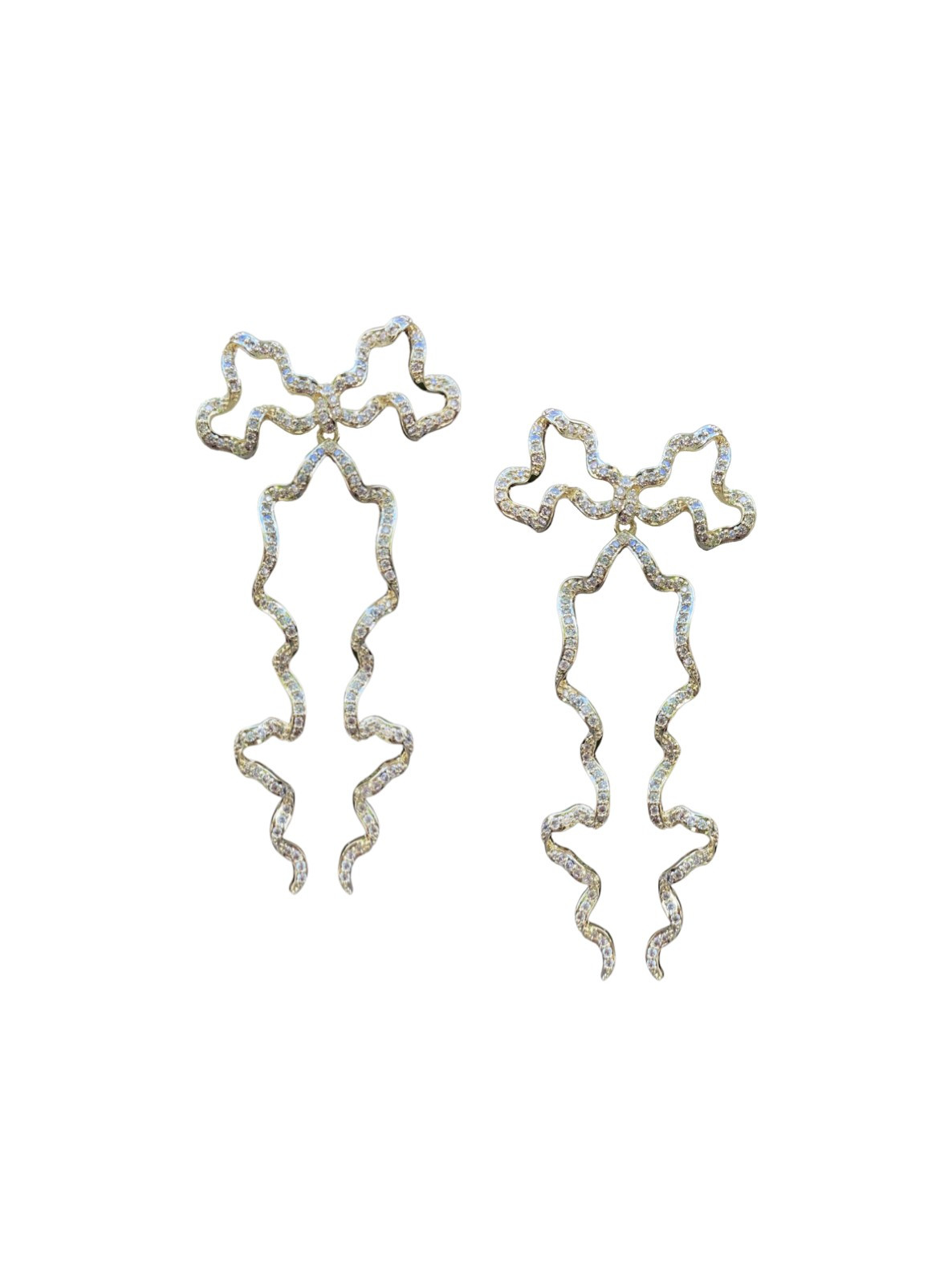 Embellished Bows Drops | Nicola Bathie Jewelry