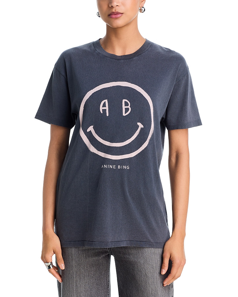 Anine Bing Cade Smiley Tee | Bloomingdale's (US)