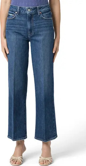 PAIGE Leenah High Waist Ankle Wide Leg Jeans | Nordstrom | Nordstrom
