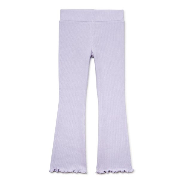 365 Kids from Garanimals Girls Ribbed Flare Pants, Sizes 4-10 - Walmart.com | Walmart (US)