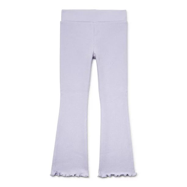 365 Kids from Garanimals Girls Ribbed Flare Pants, Sizes 4-10 - Walmart.com | Walmart (US)