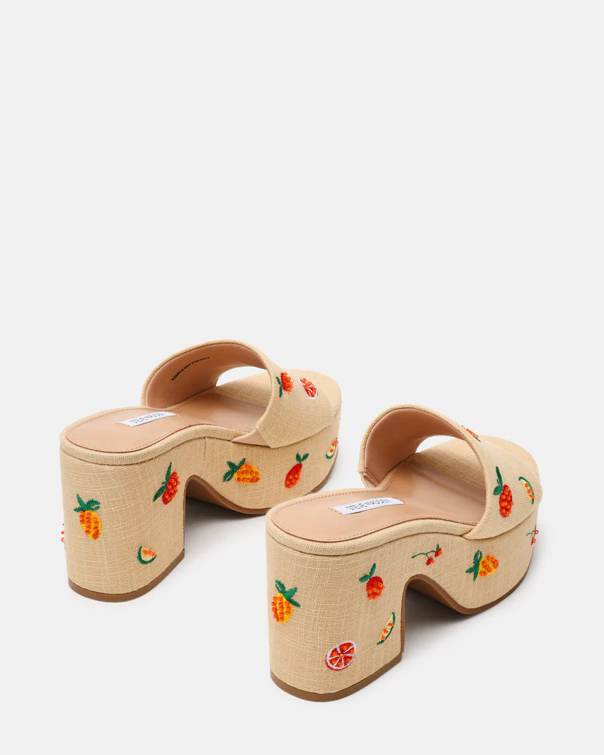 TRIPPY Embellished Fruit Multi Platform Mule Women's Sandal | Steve Madden (US)