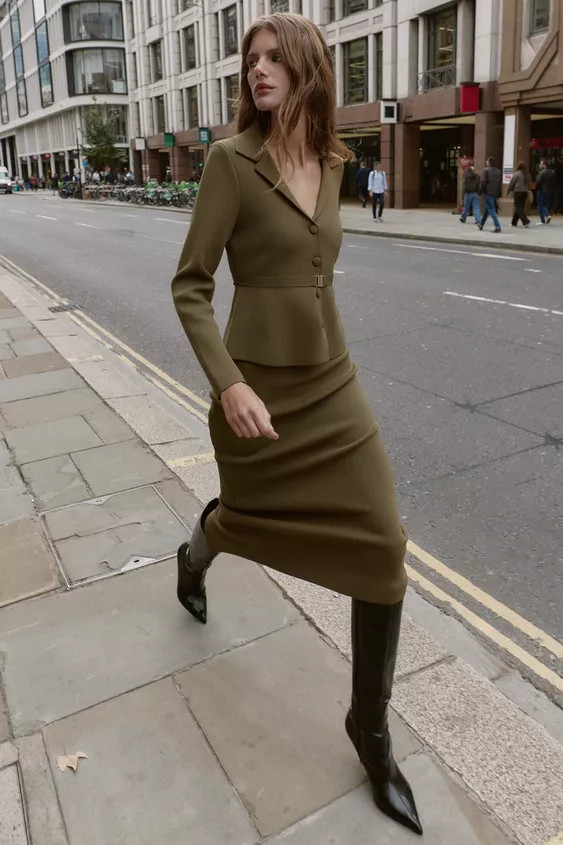 CARDIGAN WITH BELT | Zara US