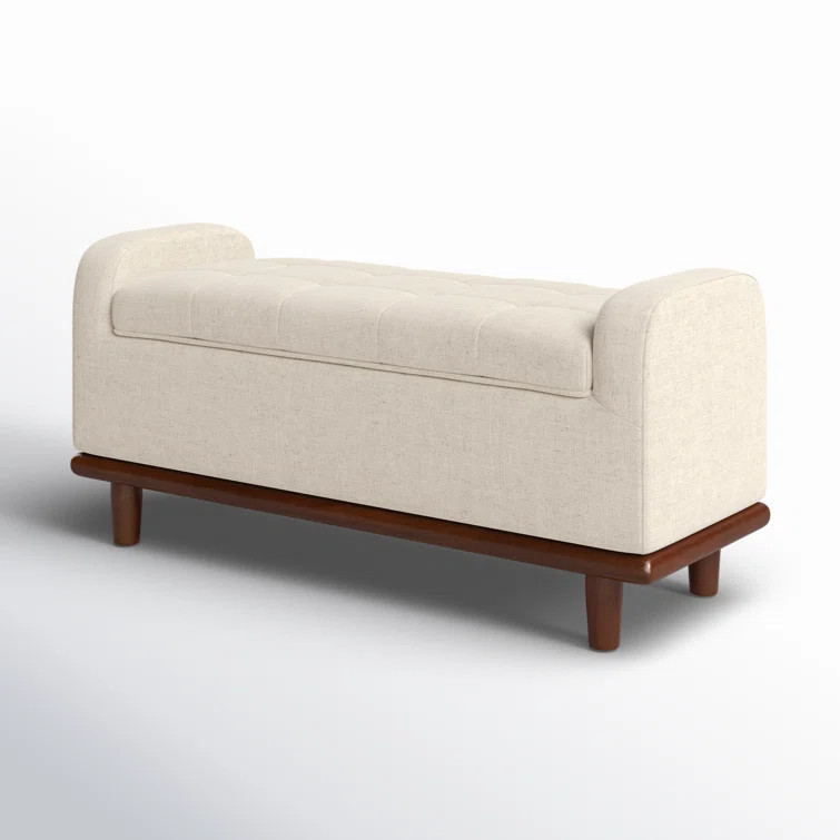 Luker Polyester Upholstered Storage Bench | Wayfair North America