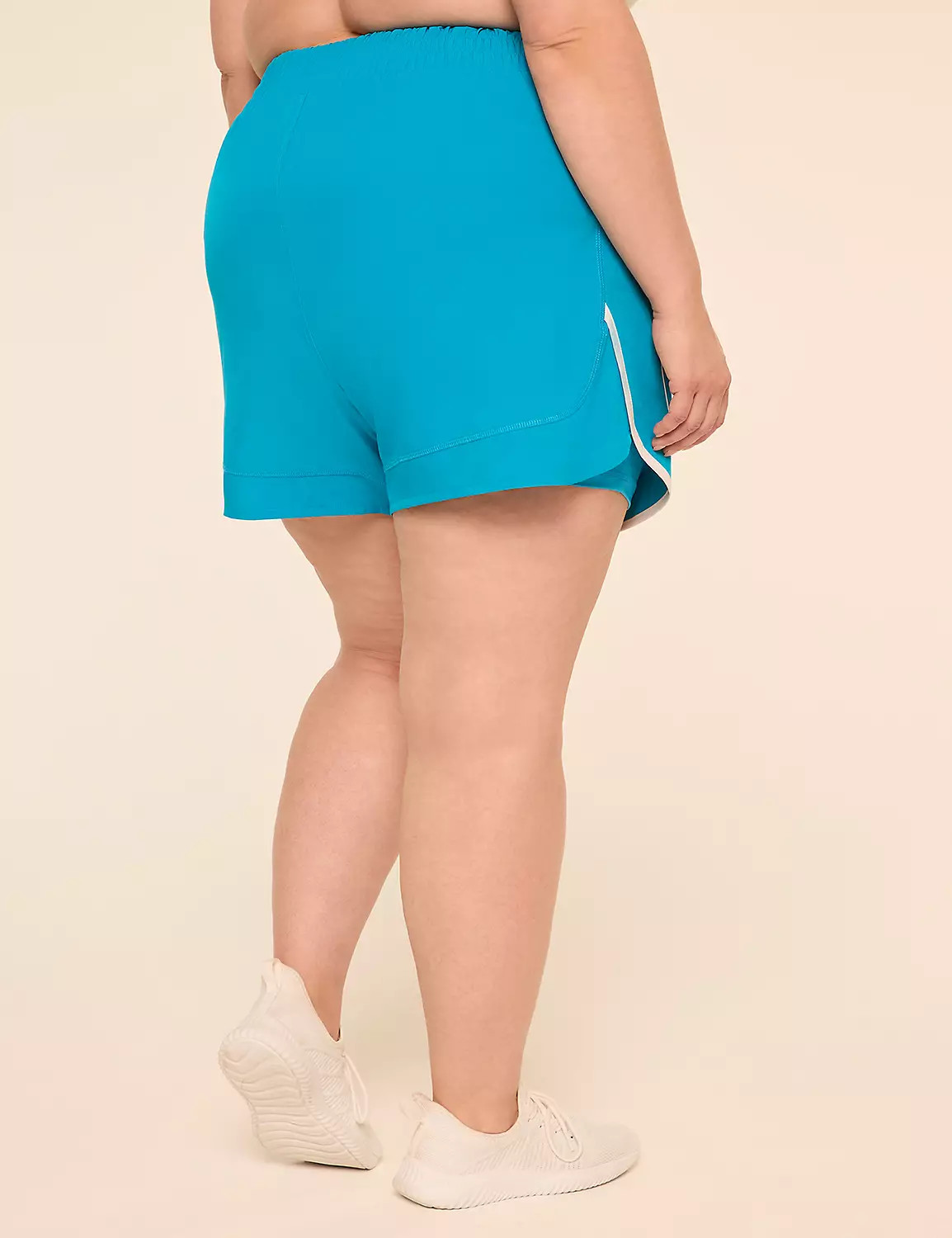 LIVI Stretch Woven Colorblock Short | LaneBryant | Lane Bryant (US)