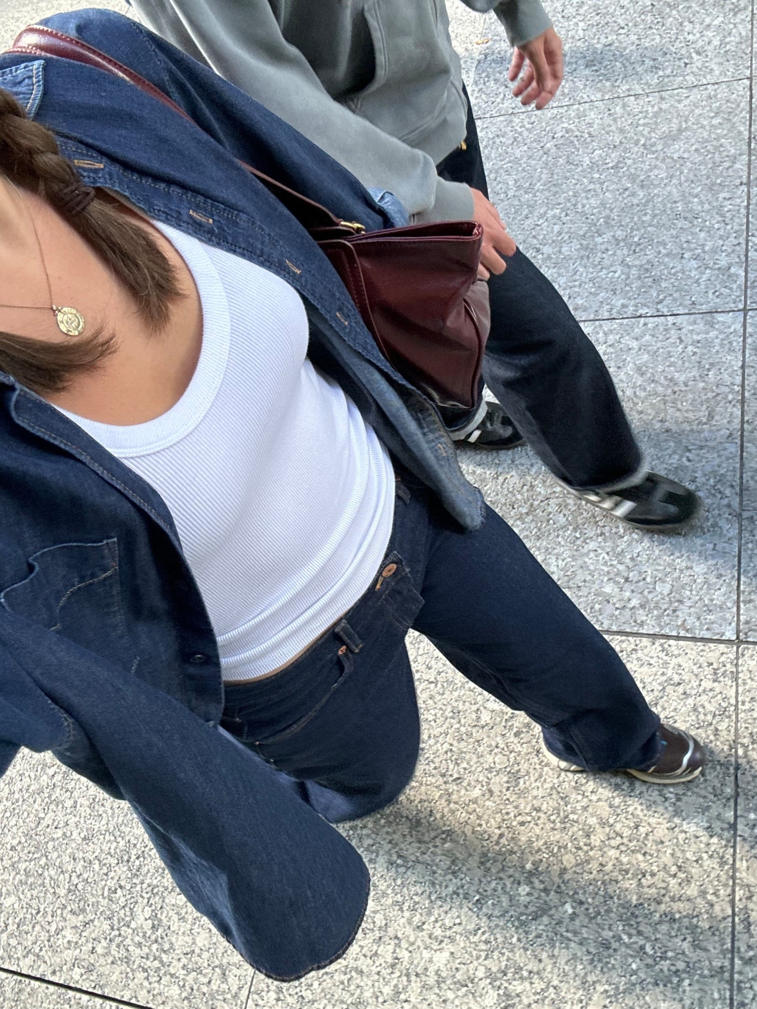 Denim on denim | top size xs petite, jeans size 26, purse is from Zara

#LTKstyletip #LTKcanada #LTKfall