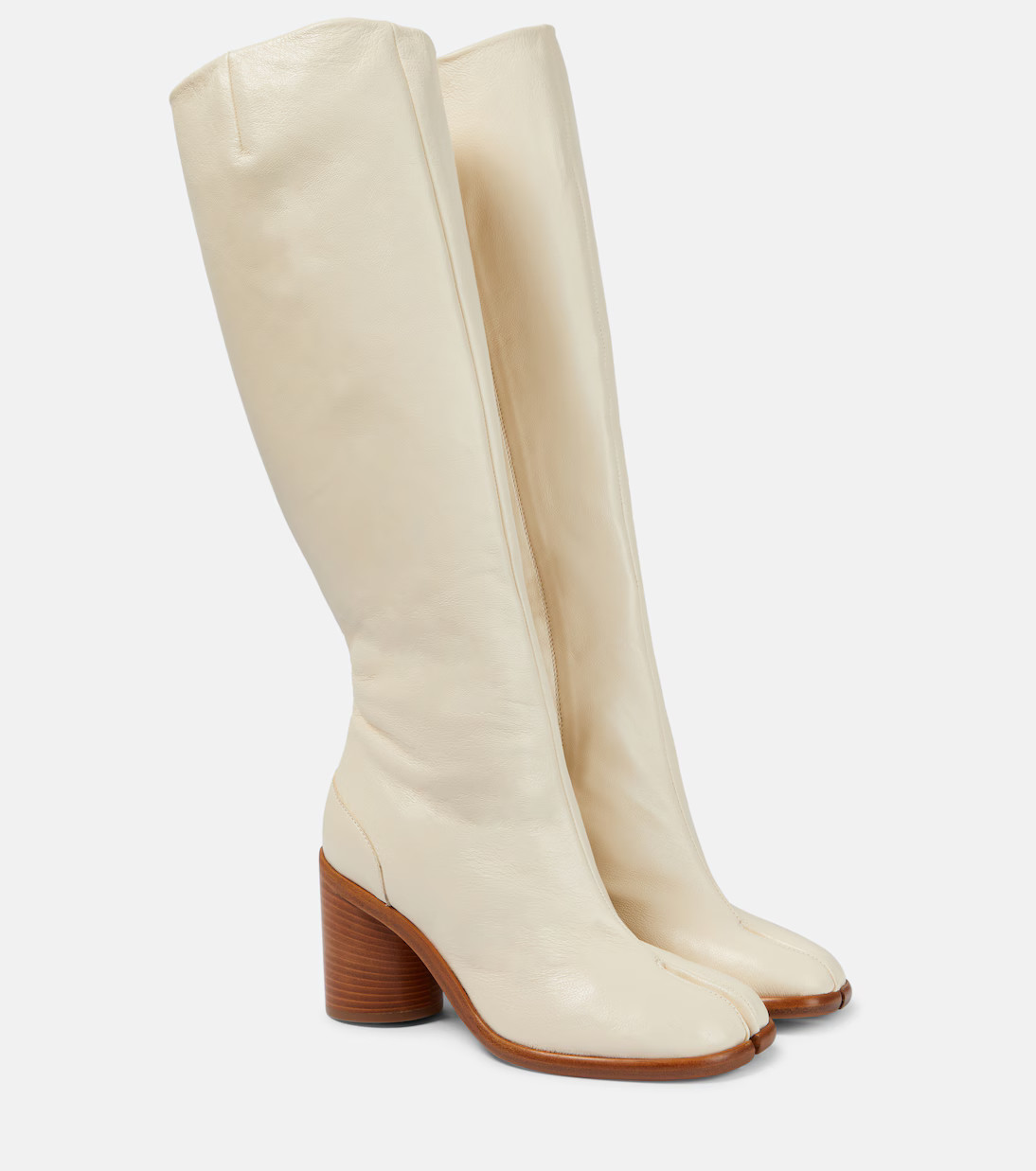 Tabi leather knee-high boots | Mytheresa (INTL)