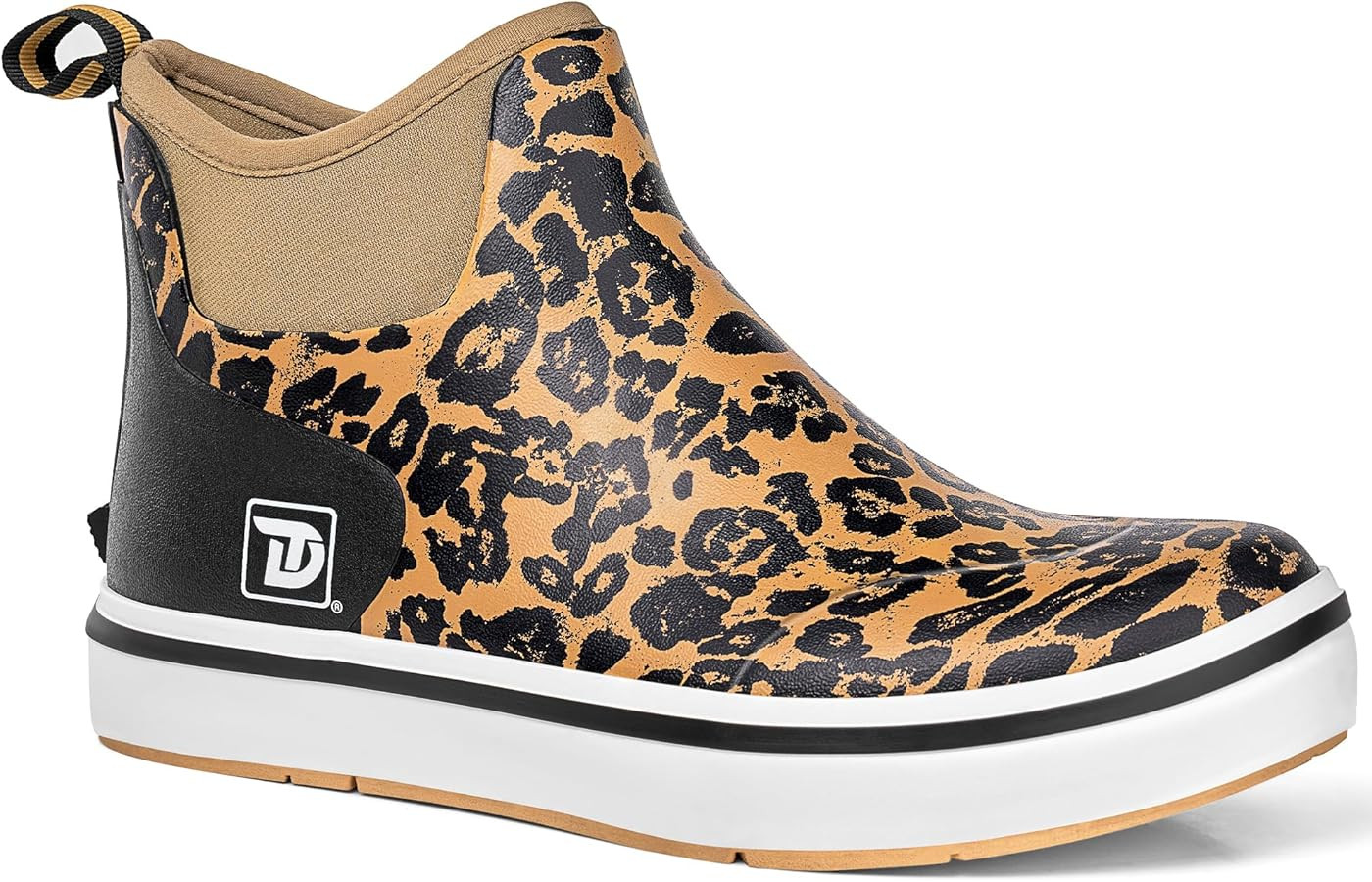 Trudave Women Deck Boots, Waterproof Rubber Fishing Rain Boots, Anti-slip Short Ankle Shoes for O... | Amazon (US)