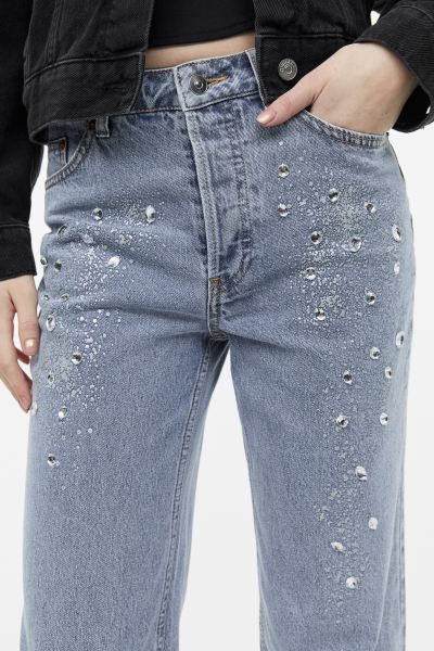 90s Straight High Jeans - Light denim blue - Ladies | H&M US | H&M (US + CA)
