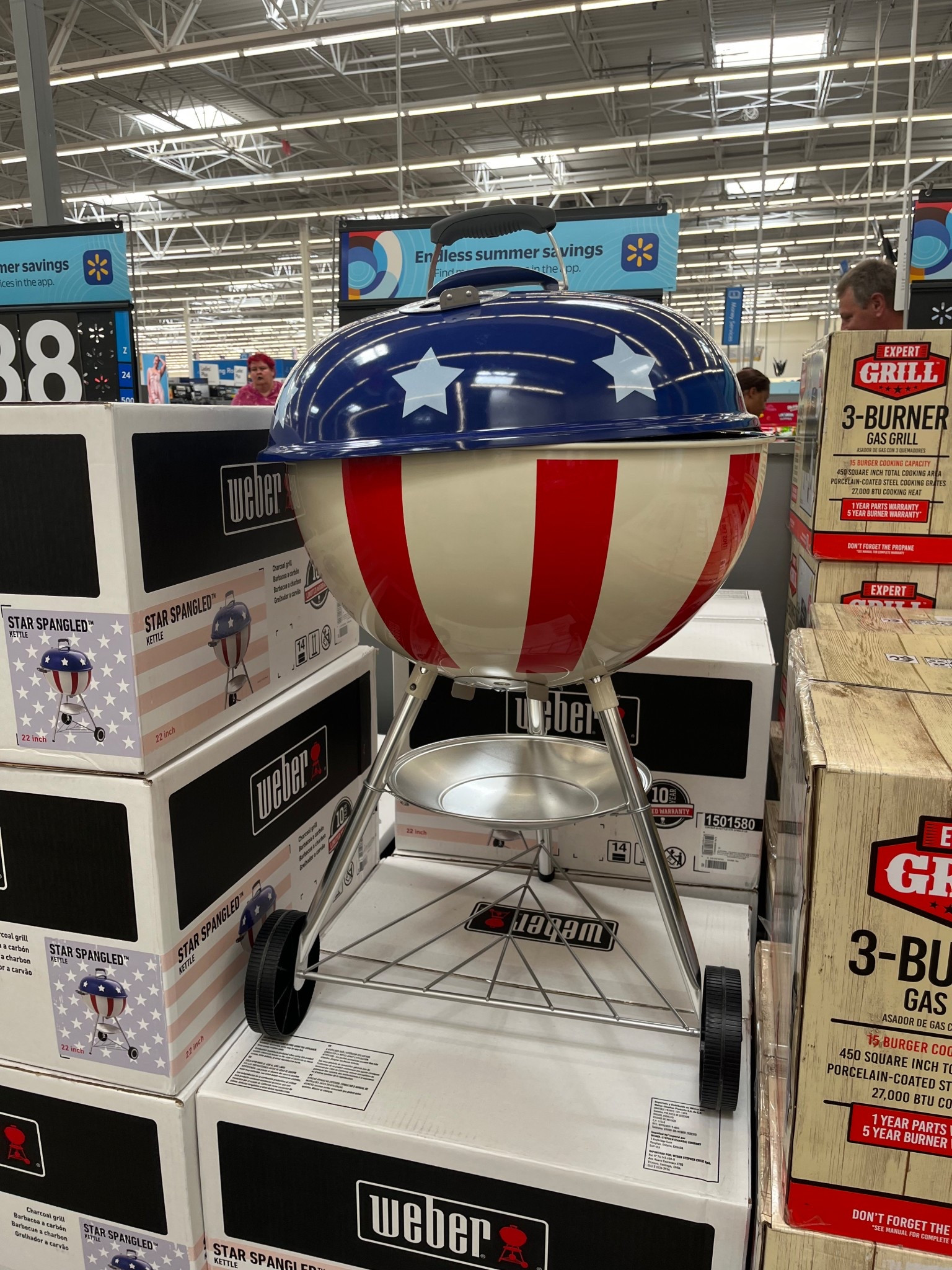 4th of July cookout 
Weber grill
Stars & stripes grill
Charcoal grilll

#LTKSeasonal #LTKParties #LTKHome