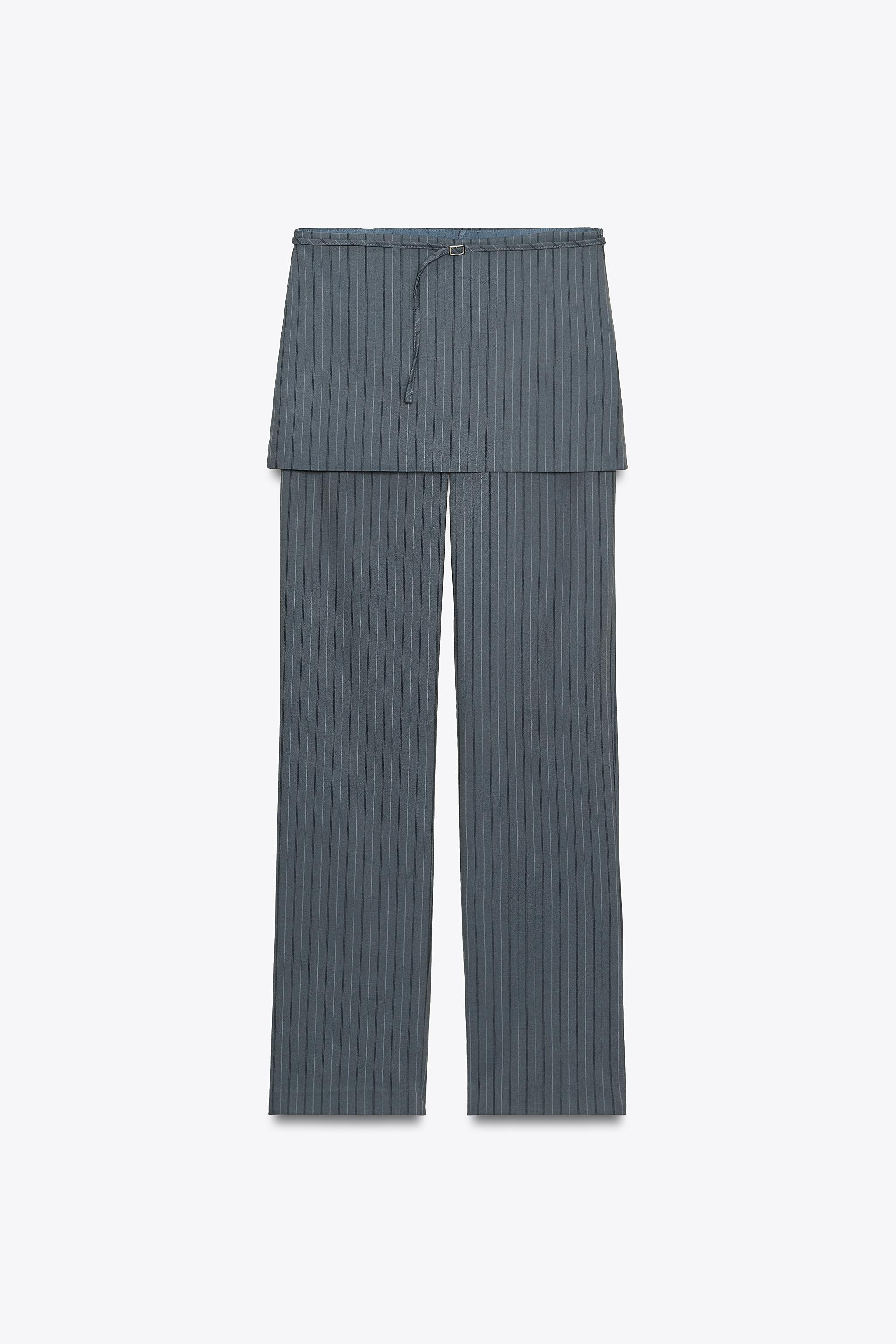 PINSTRIPE SKIRT PANTS | Zara US