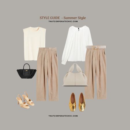 Summer style ideas 


White blouse, tan trouser, cream bag, gold flats, workwear, summer outfit ideas

#LTKitbag #LTKworkwear #LTKstyletip