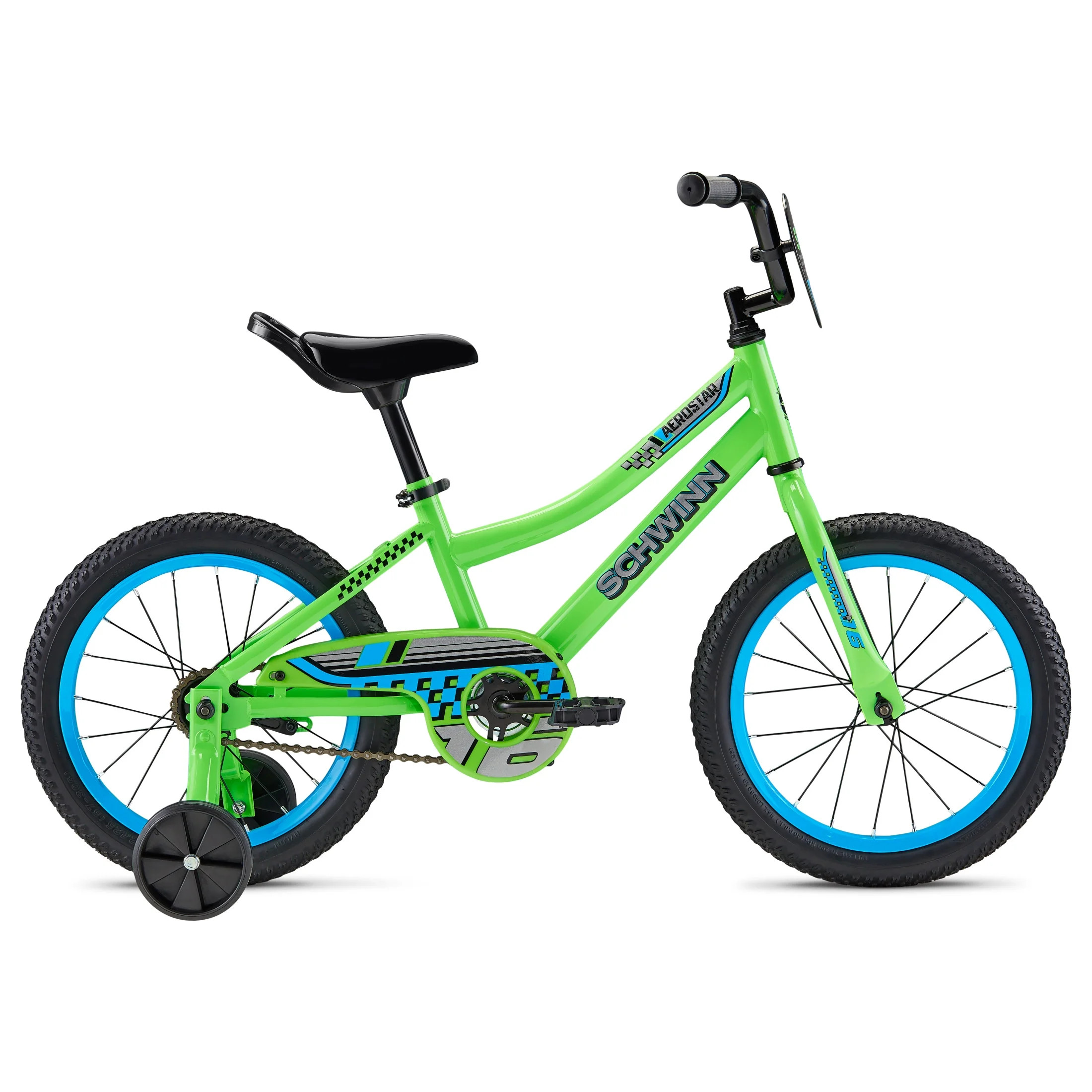 Schwinn Aerostar 16-in. Children's Bike, Ages 3-7 Years, Green Bicycle | Walmart (US)