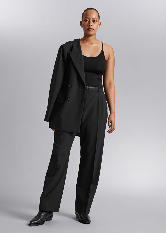 Relaxed Tailored Trousers - Black - & Other Stories IE | & Other Stories (EU + UK)