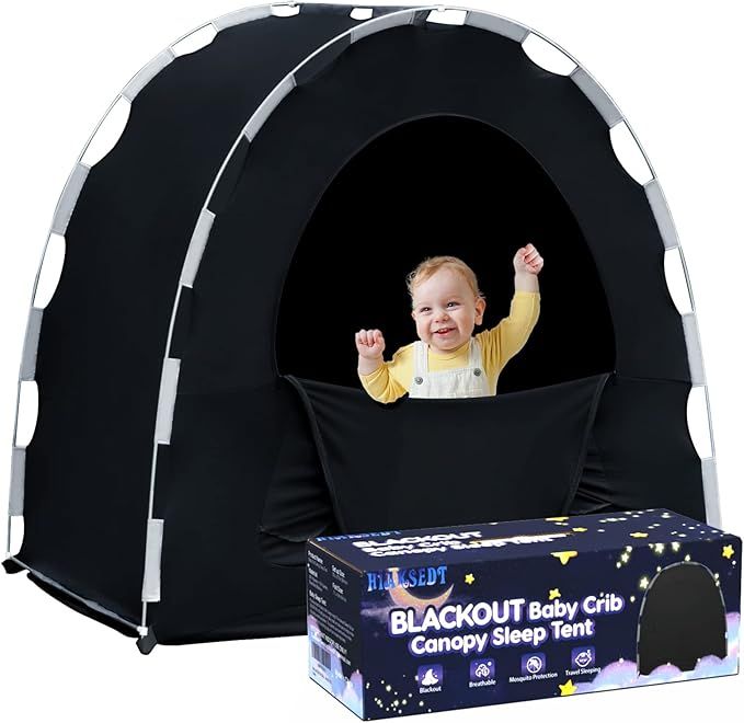 Pack N Play Blackout Cover, Pod for Slumber, Baby Sleep Pod Slumber Tent, Crib Cover, Baby Crib T... | Amazon (US)