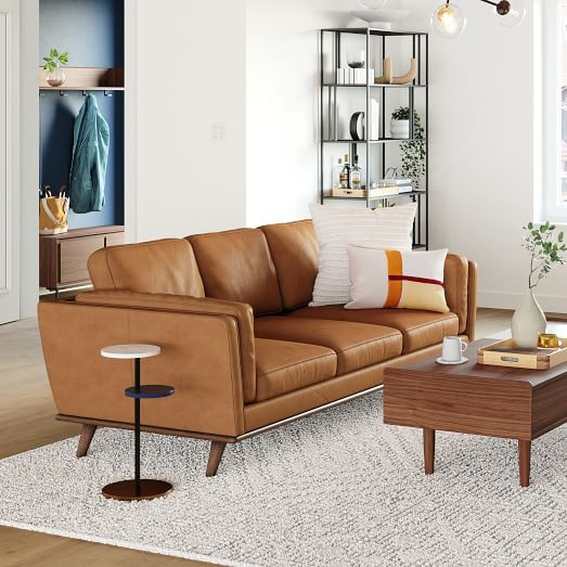 Zander Leather Sofa | West Elm (US)