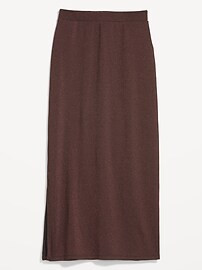 High-Waisted Rib-Knit Shiny Maxi Skirt for Women | Old Navy (US)