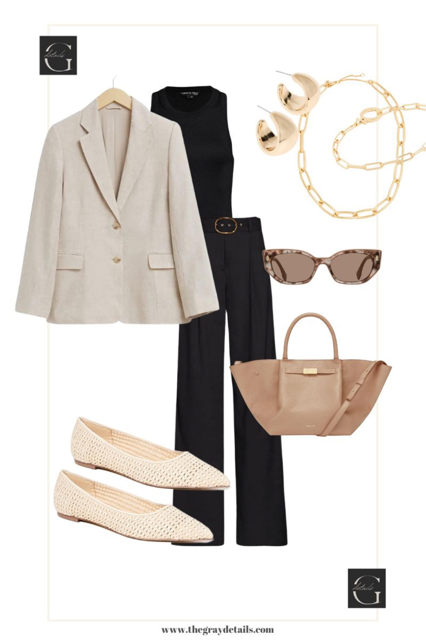 Black trouser and linen Blazer outfit, workwear 

#LTKunder50 #LTKworkwear #LTKFind