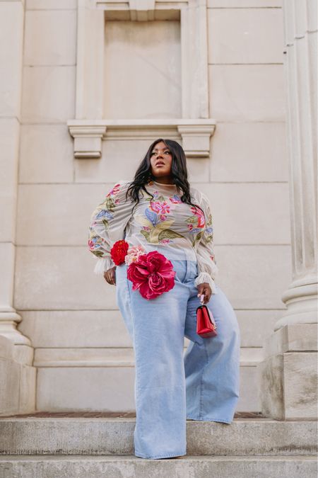 Flower Bomb 🌹🌸🌺🌷🌻🥀🌸

Top 2X 
Jeans 22 Tailored in Waist

Plus Size Fashion | Plus Size outfit | Summer Tops 

#LTKStyleTip #LTKFindsUnder100 #LTKPlusSize