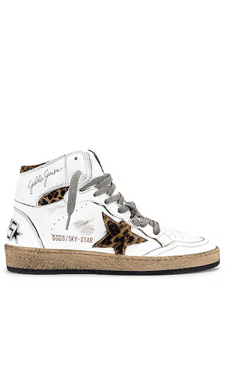 Sky Star Sneaker in White, Beige Brown, & Black Leo | Revolve Clothing (Global)