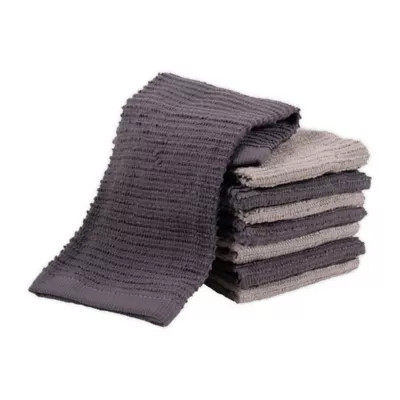 SALT™ 8-Pack Bar Mop Dish Cloths in Grey | Bed Bath & Beyond